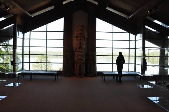 Visita ao Northern BC Museum, em Prince Rupert, na British Columbia, oeste do Canadá